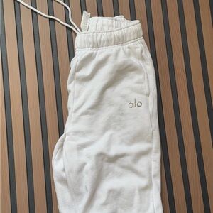 ALO Yoga Kids White Joggers